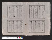 藏品(〔陳廷祥先生收藏系列〕：大正八年七月筑前琵琶彈法譜入箱-空白頁紙)的圖片